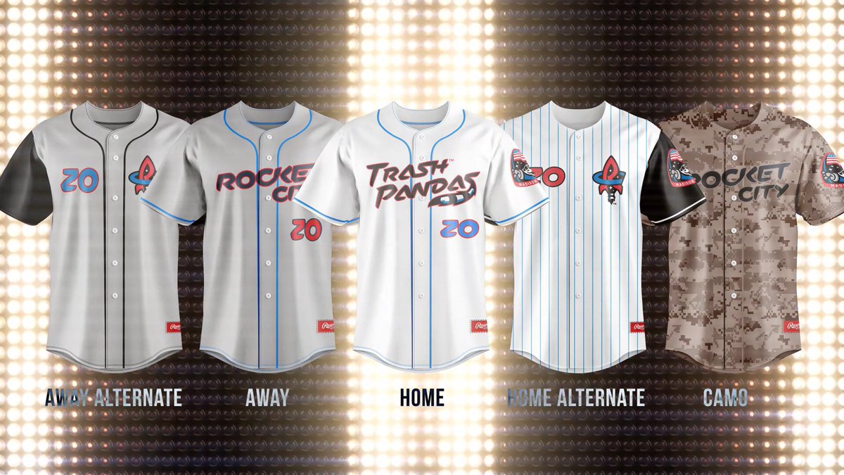 rocket city trash panda jersey