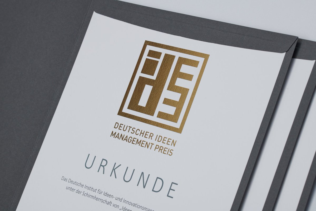 Deutscher Ideenmanagement Preis 2020
Jetzt bis zum 31.10.2019 teilnehmen!

NEU: Offen für alle Unternehmen mit einem eigenen Ideenmanagement

Infos &amp; Anmeldung: zentrum-ideenmanagement.de/ideenmanagemen… @z_idm <a href="/SZ/">Süddeutsche Zeitung</a> #ideenmanagement #ZI #efqm
<a href="/dgfp/">Deutsche Gesellschaft für Personalführung e. V.</a> @bpm_hr <a href="/globalgoals/">Global Goals</a> <a href="/GlobalGoalsUN/">Global Goals</a>
<a href="/she_innovates/">#sheinnovates</a>