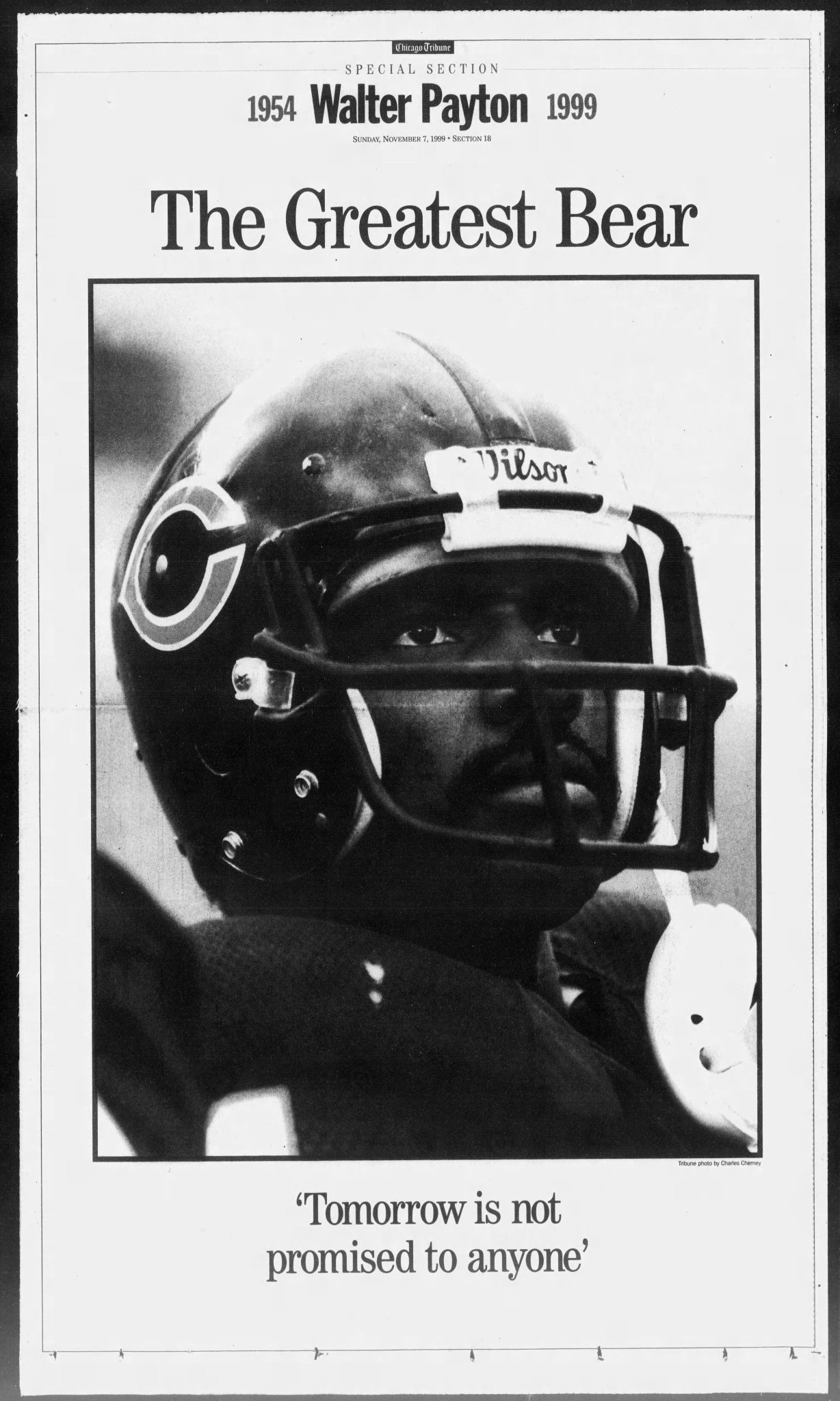 Walter Payton Funeral