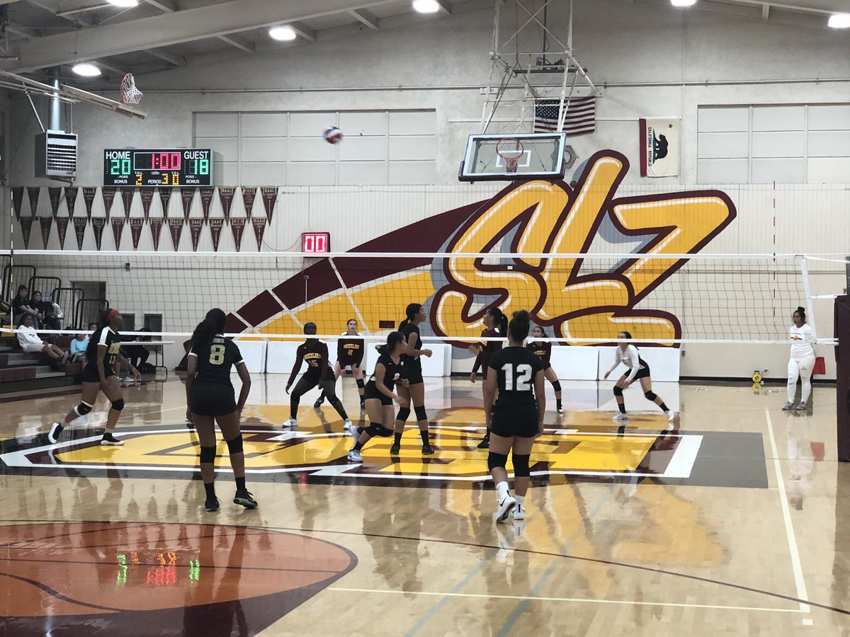 SLz Girls Volleyball Defeats Oakland Military Institute!!  Way to Go Grizzlies!!