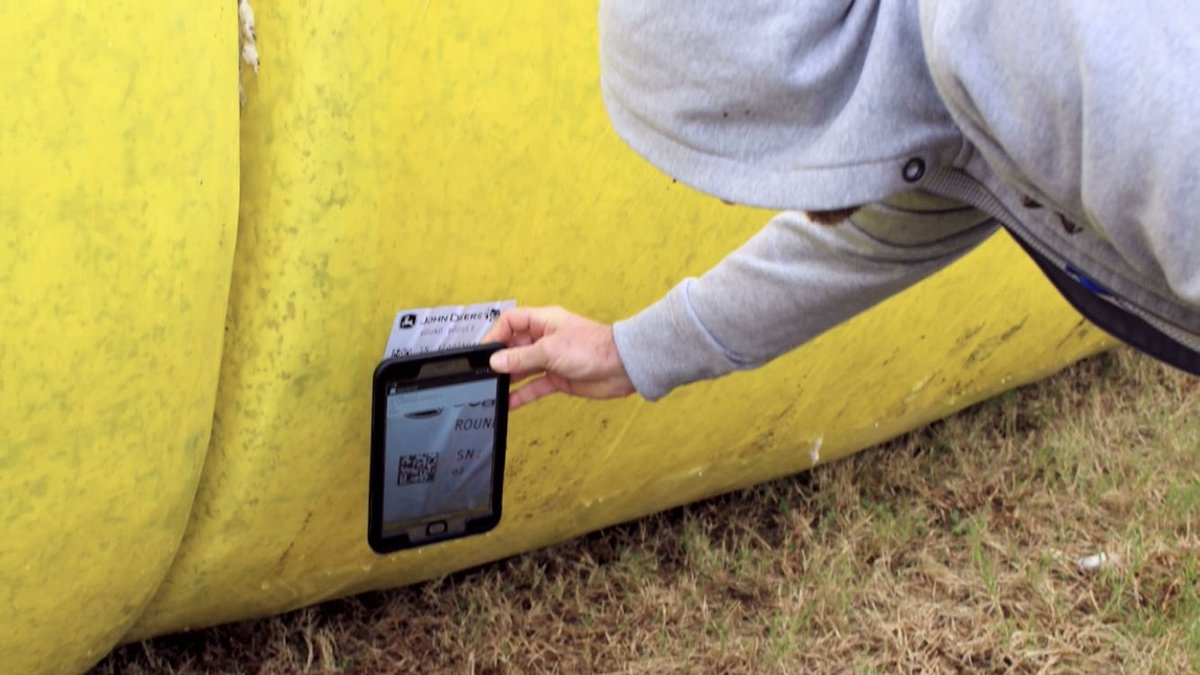 Cotton is the only major commodity crop with complete traceability throughout the supply channel. Each bale contains a unique RFID that records grower, Farm, field, GPS location, & other data that is uploaded & stored to the “cloud”. Photos: Deere