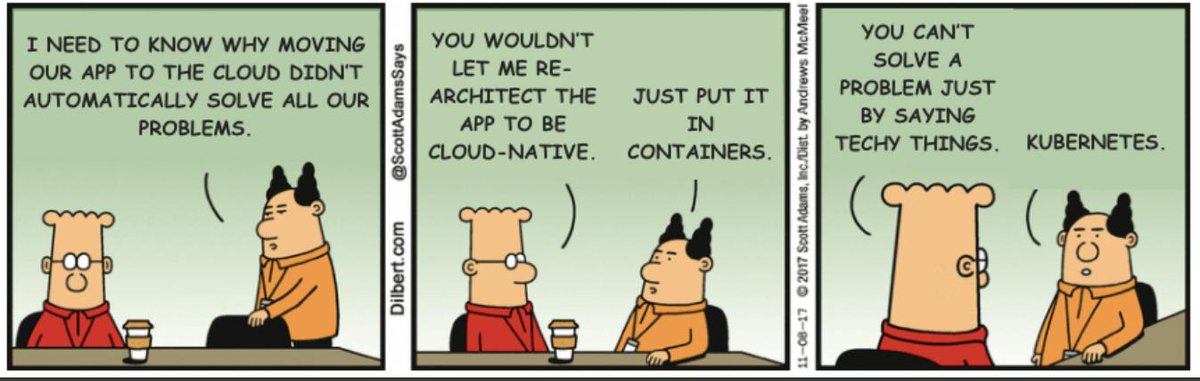 Image result for dilbert kubernetes