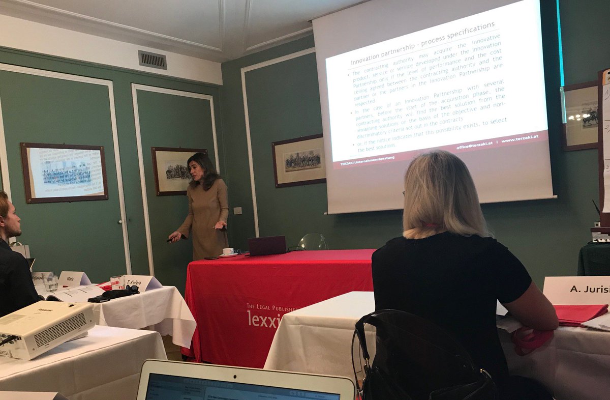 Day 2 of Public Procurement Seminar in Rome. Fascinating session on #Innovation in #Public Procurement.  Innovative Partnerships are such a powerful tool for public buyers to find new, cutting edge and more sustainable solutions and products. <a href="/rmbyrne35/">Rebecca Byrne</a> <a href="/iDDeaSolutions/">IDDEA</a> <a href="/MMR5000/">Mary Ryan</a>