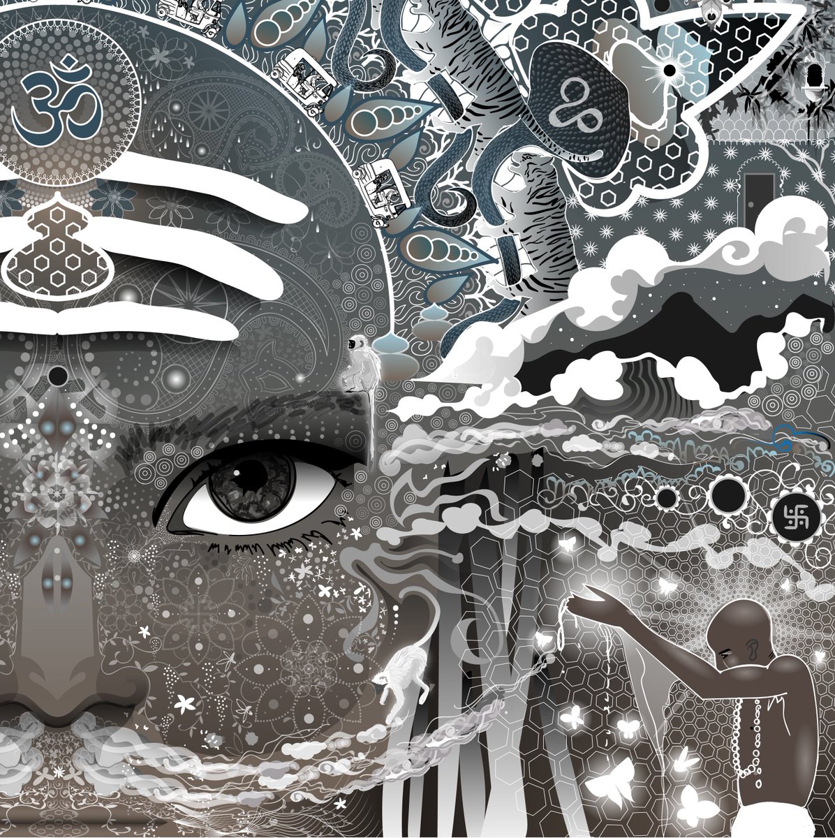 fraser_art's tweet photo. #sadhu #indiatraveller #dreads #comicstyleart #spiritualartwork #intricateart #altart #playclan #visionaryart #spiritmolecule #boomshankar #namaste #psychedelic #spiritualart #bigeyeart #lineartwork #indiaart #trippy #dmt #psyindia #psyart #didgitalart https://t.co/lVX8SLI9Ti