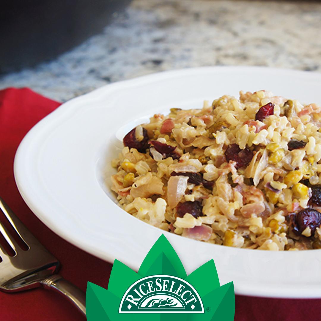 RiceSelect's tweet image. This #Creamy Pancetta #Rice is made with cranberries &amp;amp; chopped pistachios – need we say more? #Recipe link: bit.ly/2kjmTms