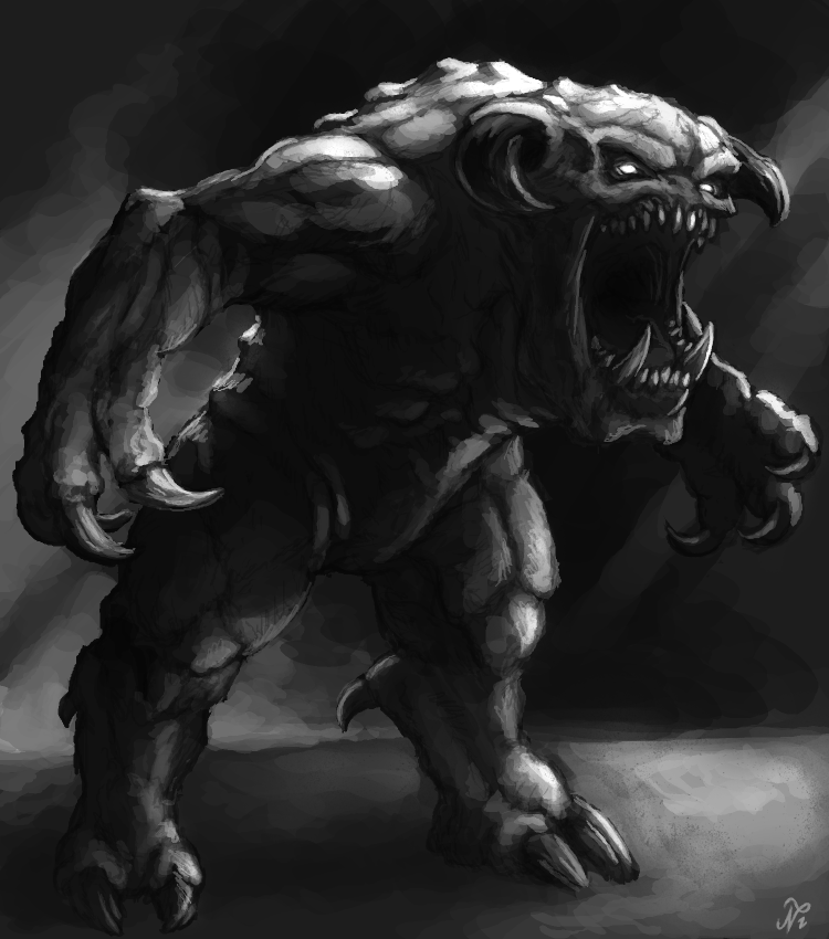 A bit of <a href="/DOOM/">DOOM</a> 64 Pinky fan art following today's re-release announcement.