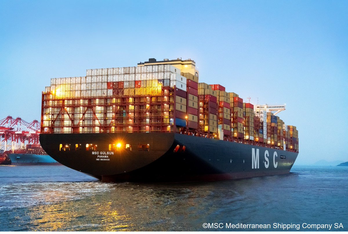 MacGregorGlobal's tweet photo. MacGregor designs innovative cargo system for the world's largest containership, MSC Gülsün #MSCGulsun
https://t.co/CLGMb6O9sg https://t.co/uEfBVeWkH6