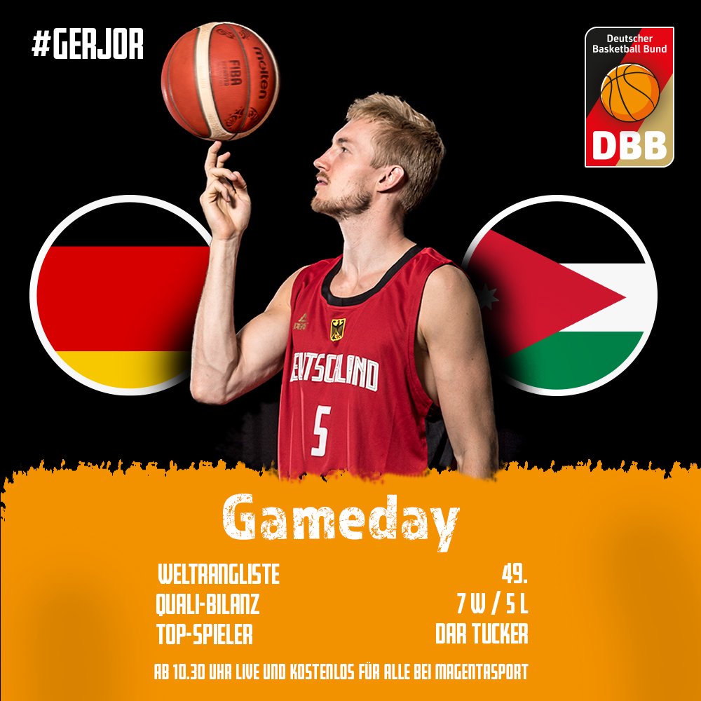 Dt Basketball Bund Must Win Game Heute Gegen Jordanien Alles Auf Dem Parkett Lassen Jungs Let S Go Unterstutzt Das Team Bei Der Mission Die Chance Auf Olympia Zu