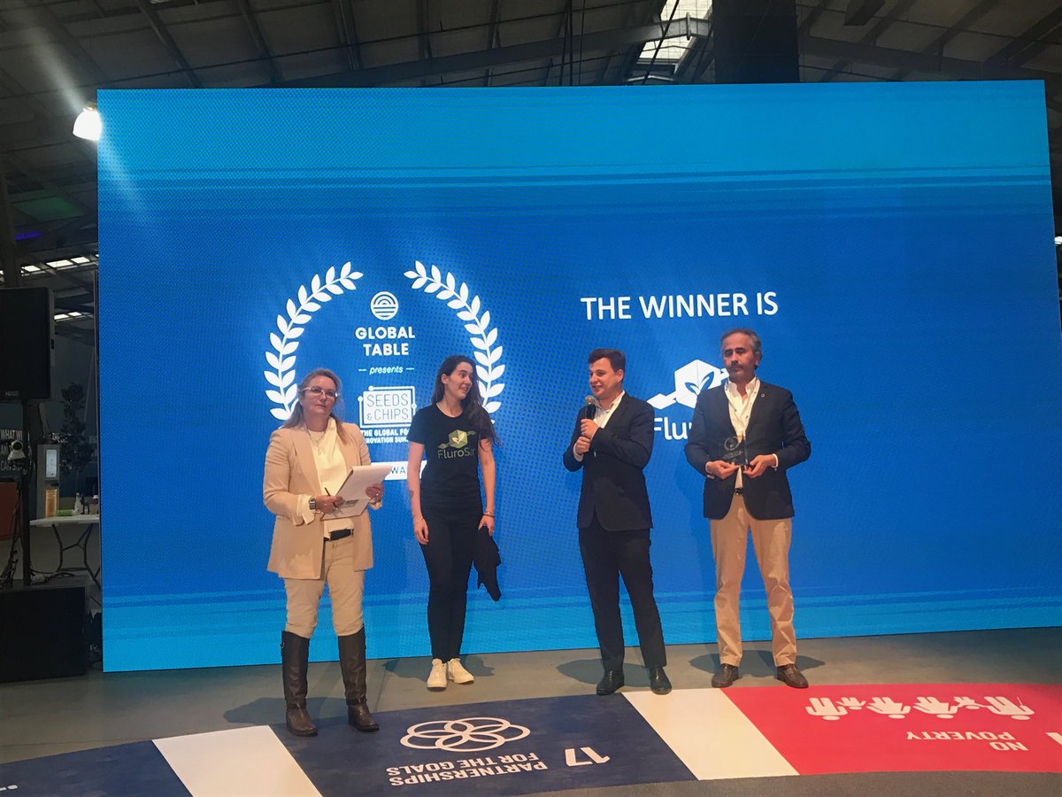 Sharibuu's tweet photo. #RT @SEEDSandCHIPS: The @AlibabaGroup award "unlocking values of #AI in food system" goes to @FluroSat #GlobalTableAus #SaCGlobalTable https://t.co/zYD0golFlN