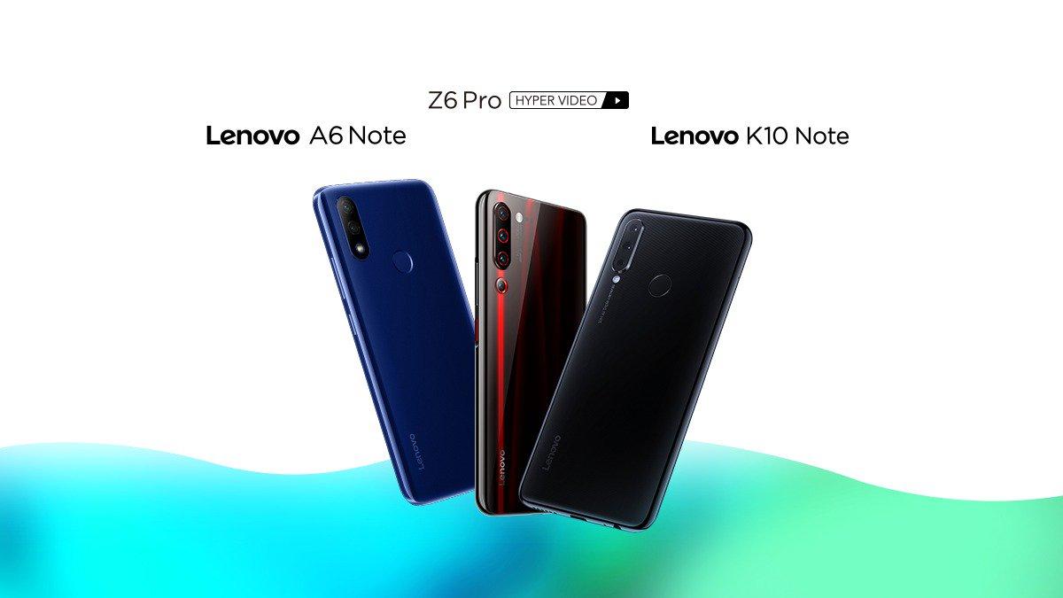 GadgetsFlix's tweet photo. Lenovo Z6 Pro, K10 Note, A6 Note launching in India today stay tuned for the full specs and pricing !!

#Lenovo #lenovoIndia #Z6Pro #k10note #A6Note #lenovoZ6Pro https://t.co/UQl6CrP5sm