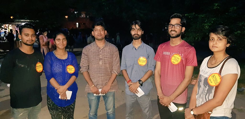 Rajeshwar_JNU's tweet photo. Vote for betterment
Vote for Change.
Vote for ABVP.

SLL&amp;CS Councillors Panel.
Amandeep
Kratika
Naveen Kumar Ranjan
Rajeshwar Kant Dubey
Shaitan Singh
Simone
#ABVP4JNUSU 
#ABVP4SL https://t.co/KHDcmy50lG