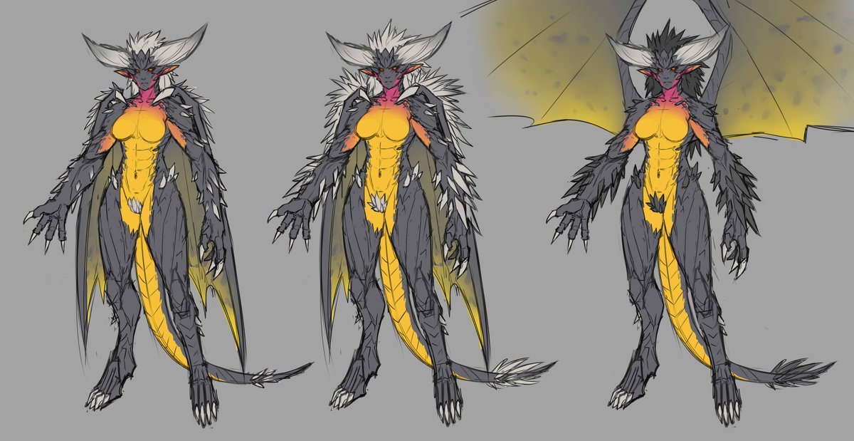 Redesign my Nergigante from 2018.I just want her look more like "Monst...