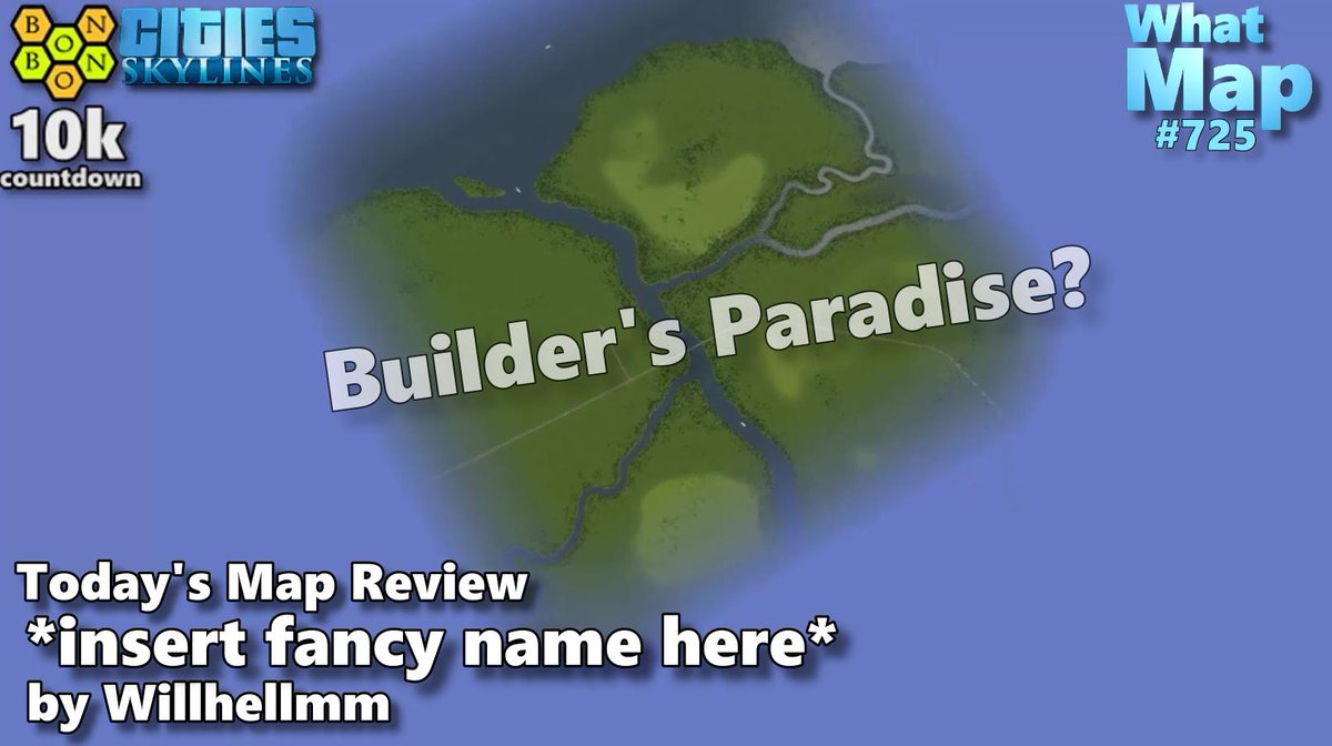 EdgeOfTheSofa's tweet photo. #CitiesSkylines #MapReview
Huge build plain, interesting rivers, coast. Big city potential. Fancy name not included.
Video Link - https://t.co/7wZSrMnGZy https://t.co/jP0Pv8WXHV