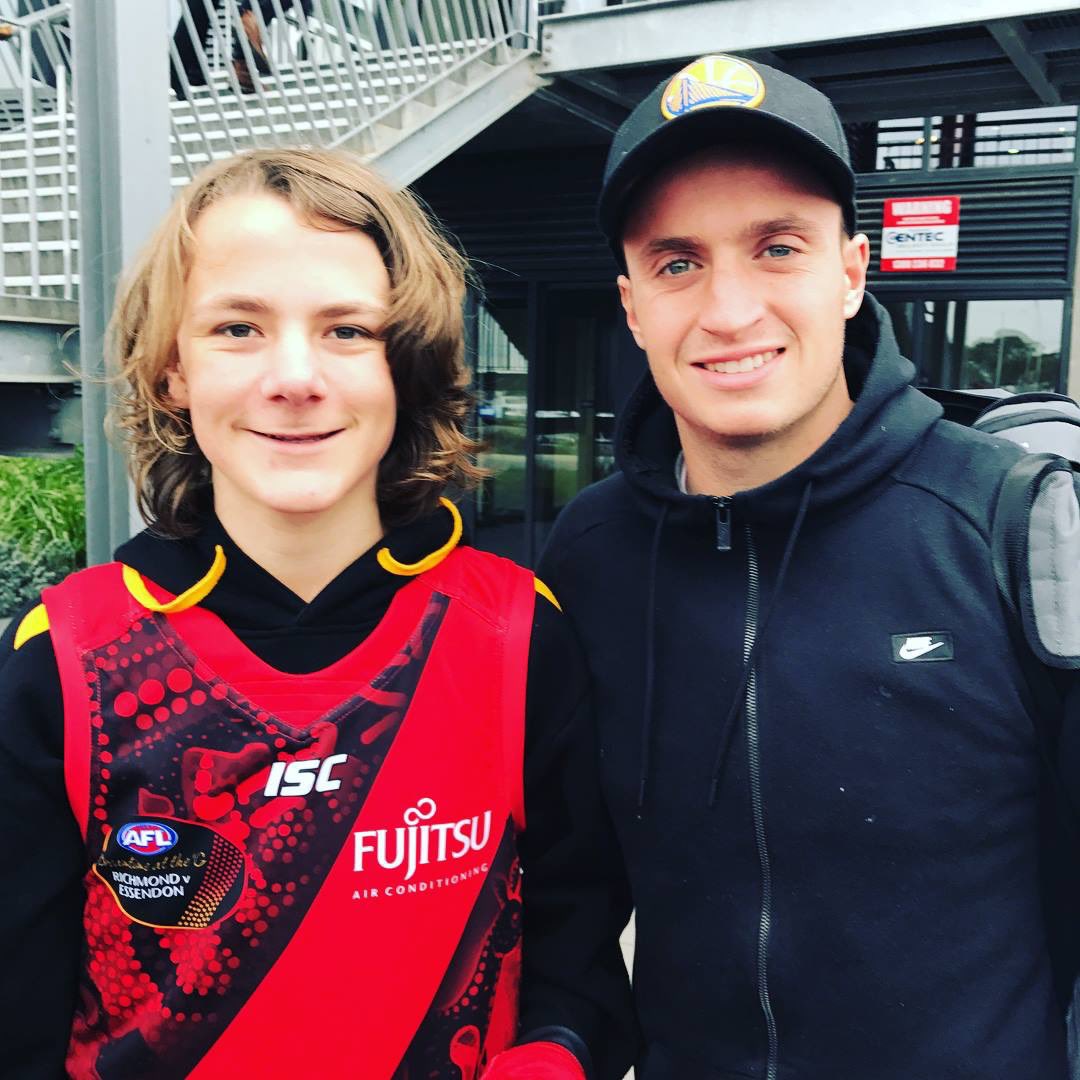 kelloveslife's tweet photo. @essendonfc #coachcouch but you’ll hear us 🗣🛋🖤❤️ #donthebelief #backyourselves #weareessendon https://t.co/A99qwpoSVa