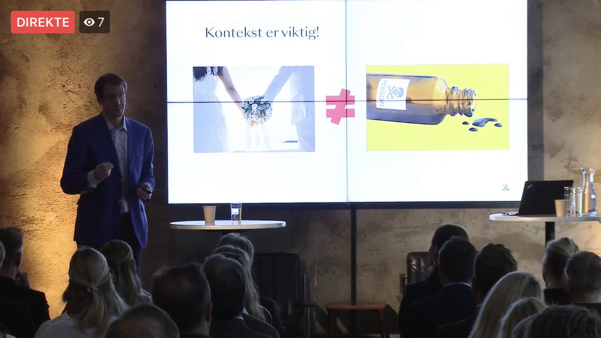 Magefølelsen og erfaring funker fint, men store data og maskinlæring tar oss litt lenger. I bunn er det kompliserte prosesser, og heldigvis jobber jeg med folk som lærer maskinen forskjell på gift og gift #zynk #bert #stordat #enin