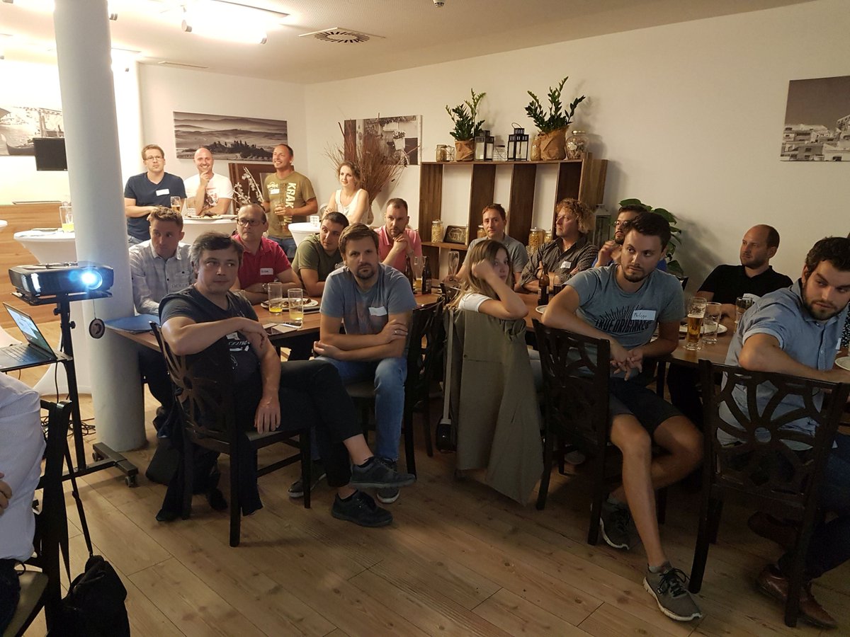 Thanks to Michael Mitter and Patrick Koch (from <a href="/AVL_List/">AVL</a>) for their great talk about DevOps and Legacy Software and 35 participants at the Agile Graz Meetup yesterday! <a href="/ScrumGraz/">Agile Graz</a>