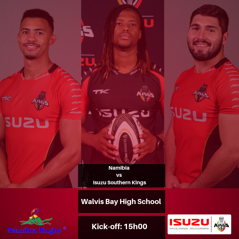 SouthernKingsSA's tweet photo. This Saturday, 7 September, we take on Namibia in our last warm-up match before the start of the new #GuinnessPRO14 season and the hosts prepare for the World Cup in Japan.
The match will once again be streamed live on: https://t.co/YwgjxyoBpL
#TeamFirst
#TheFutureIsNext https://t.co/CS6IK8fPUd