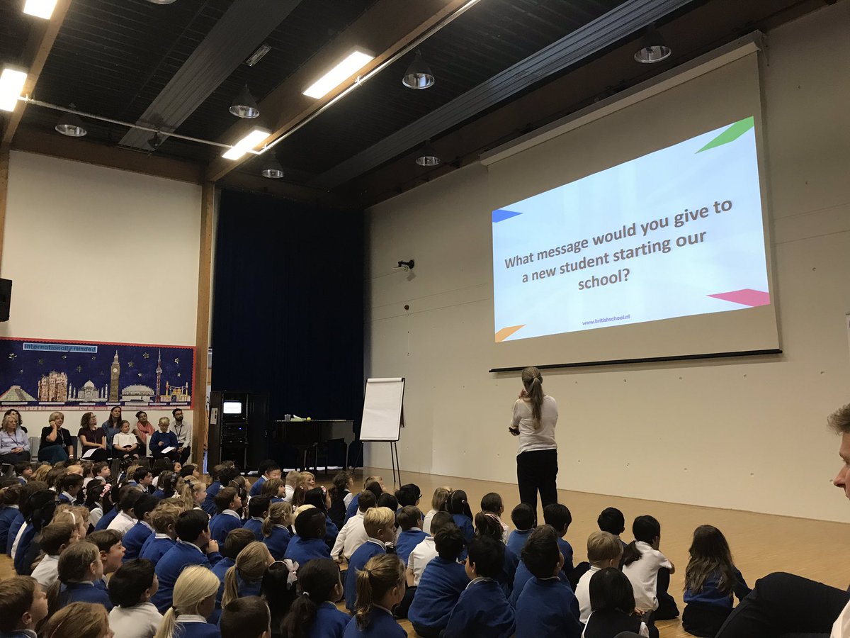 BSNJSV's tweet photo. More #JSVBigQuestions ‘ What would you say to a new student starting at our school?’ #JSVAssembly ‘we look after each other’ https://t.co/ICWFI2NCSJ