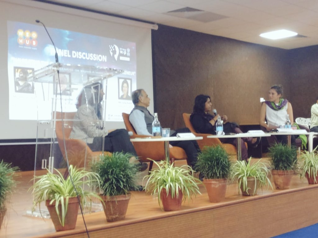 NITIAayog's tweet photo. The roadshow of #NITIAayog's Women Entrepreneurship Platform in #Hyderabad witnessed a solid turn out with thought leaders discussing important topics like 'Navigating the challenges of being a women entrepreneur' & 'Fundraising and pitching to investors' #SheEmpowersIndia https://t.co/okmCEX7MNf