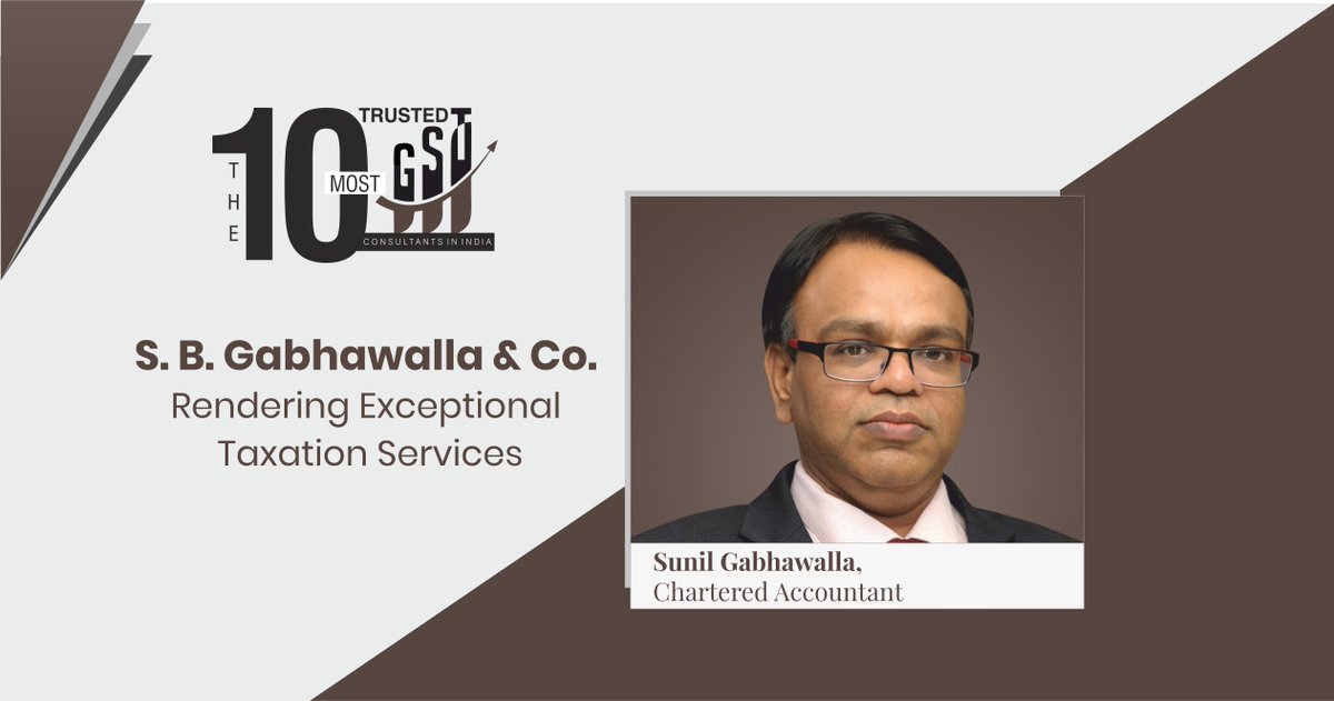 <a href="/sbgco/">Sunil Gabhawalla</a> Chartered Accountant of S B Gabhawalla &amp; Co gave some insightful answers highlighting the influences made by the company in the Goods and Service Tax Sector.

#GSTConsultantsinIndia #Indirecttaxes bit.ly/2m1D3kV