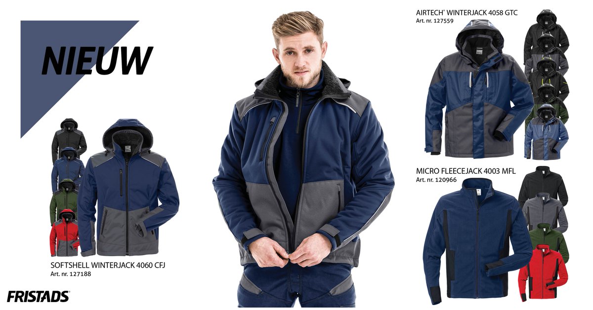 Nog meer #NIEUWS in de #Fusion collectie! De winterjacks zijn toegevoegd in het assortiment.😍 Een #fleecejack, softshell #winterjack en Airtech® winterjack. Zo heb je voor alle weersomstandigheden een jack om naar buiten te gaan. Welke is jouw favoriet? buff.ly/30LtJRz