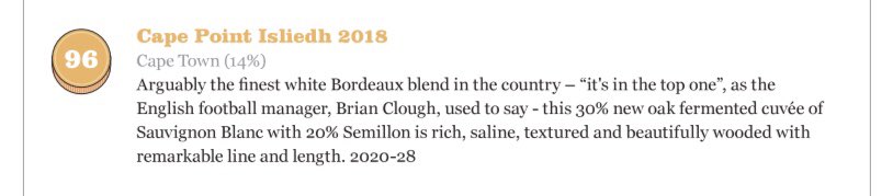 Riandri Visser (@_riandri_) on Twitter photo 96 points for Isliedh 2018 « Arguably the finest white Bordeaux blend in the country » Thanks <a href="/timatkin/">Tim Atkin</a> #2019sareport 96 points for Isliedh 2018 « Arguably the finest white Bordeaux blend in the country » Thanks <a href="/timatkin/">Tim Atkin</a> #2019sareport