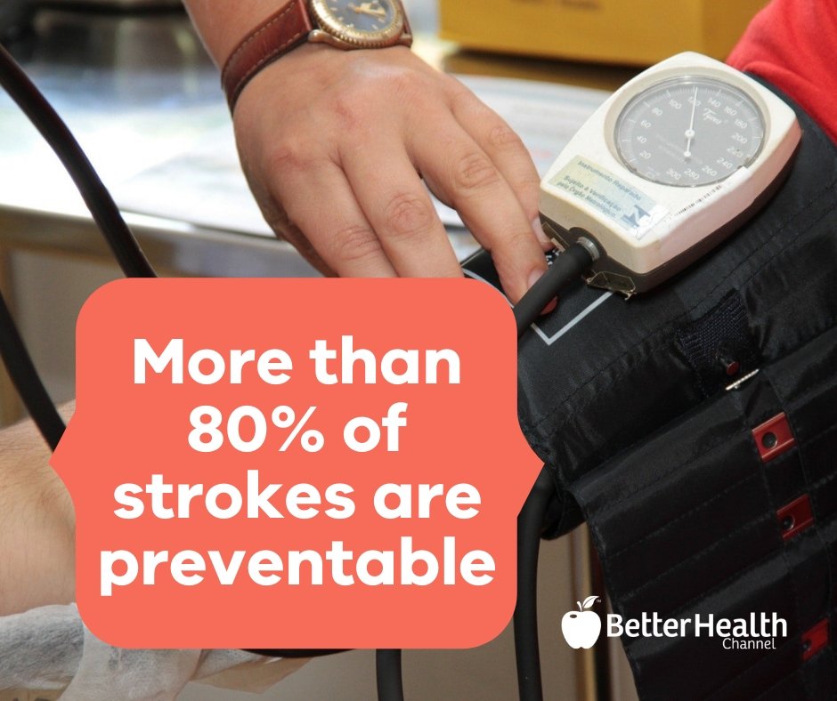BetterHealthGov's tweet photo. To understand the risks of #stroke and how to manage them, head to our website:
https://t.co/2FBWnEIveN #Strokeweek2019 @strokefdn https://t.co/zizR57lYTR