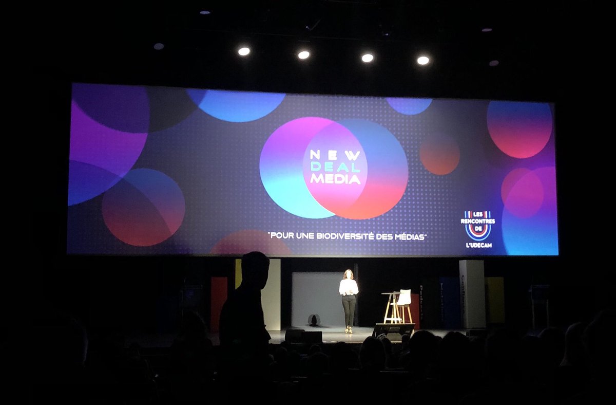 Guillaumewaker's tweet photo. Ravi d’entendre @franckriester vouloir Inventer un nouveau modèle pour une « biodiversité des médias » ! Nous sommes prêts à @ouisncf 🇫🇷 #OUIAD #RencontresUdecam https://t.co/TFJj1KBlPj