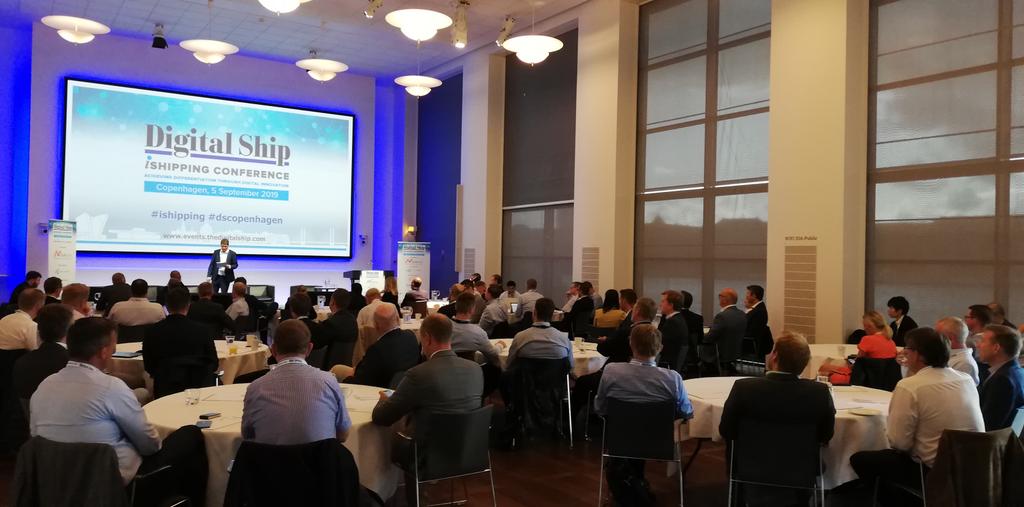 TheDigitalShip's tweet photo. A kickstart of the day. Thank you for making it this early here in Copenhagen. #ishipping #dscopenhagen #Digitalisation #shipping #maritime #SupplyChain #connectiviry #security #integrataion #collaboration #Interoperability https://t.co/rvPLZ6KOjL