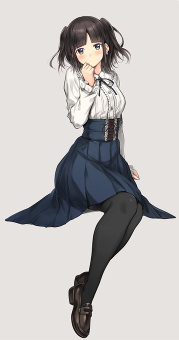 「最低すぎる～」オタサーの姫編から、オタサーの姫詩子～。童殺服いいよね。
 #詩子あーと 