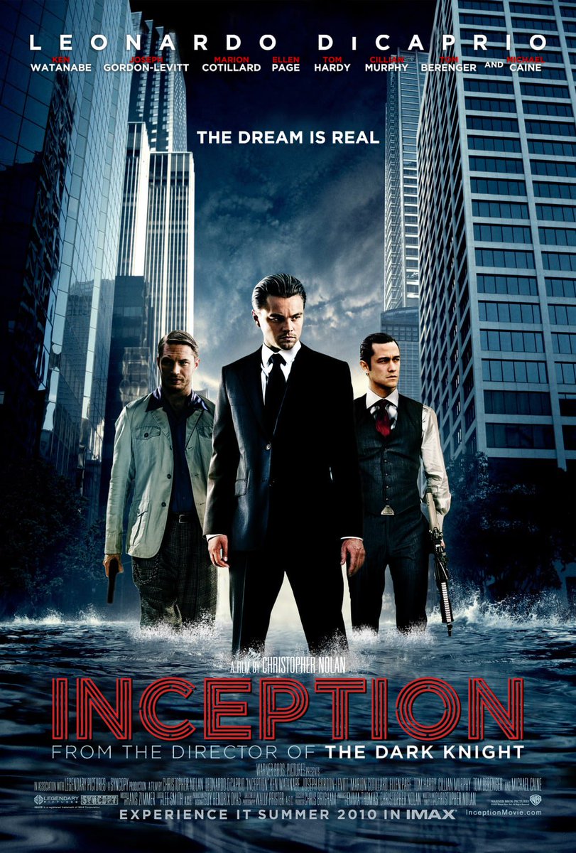 29)INCEPTIONYou know what? Christoper Nolan never disappointing in making a movie. Kisah pasal diorang buat mission mimpi dalam mimpi. Apa yg mindblowing is dorang boleh cipta dunia sendiri dlm mimpi tu. Siap boleh buat rumah and stay dlm mimpi buat selama-lamanya!