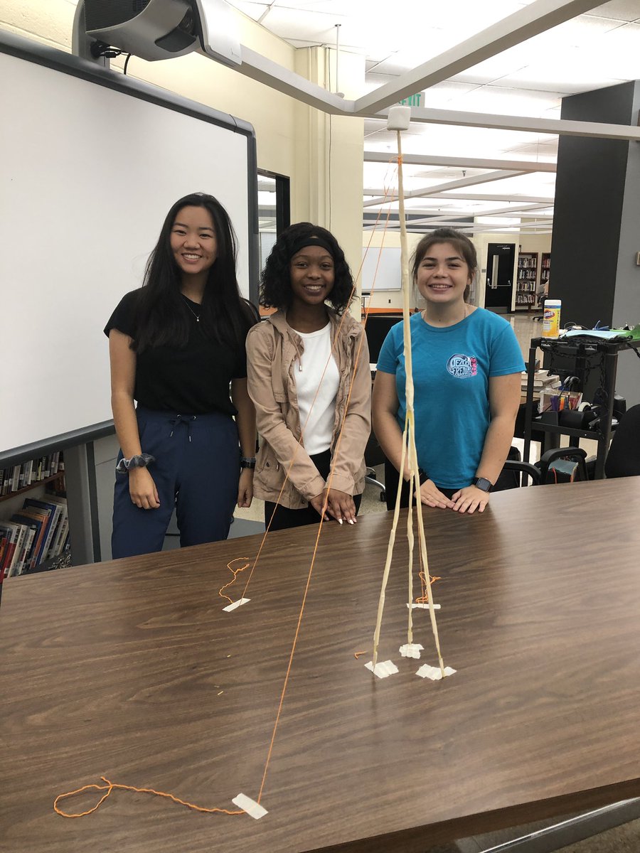 Amazing <a href="/EasternTechHS/">EasternTechHS</a> AP Seminar students building spaghetti marshmallow towers on Day #2 to promote, teamwork, collaboration and creative thinking!  <a href="/APforStudents/">AP for Students</a> <a href="/BaltCoPS/">Baltimore County Public Schools</a>