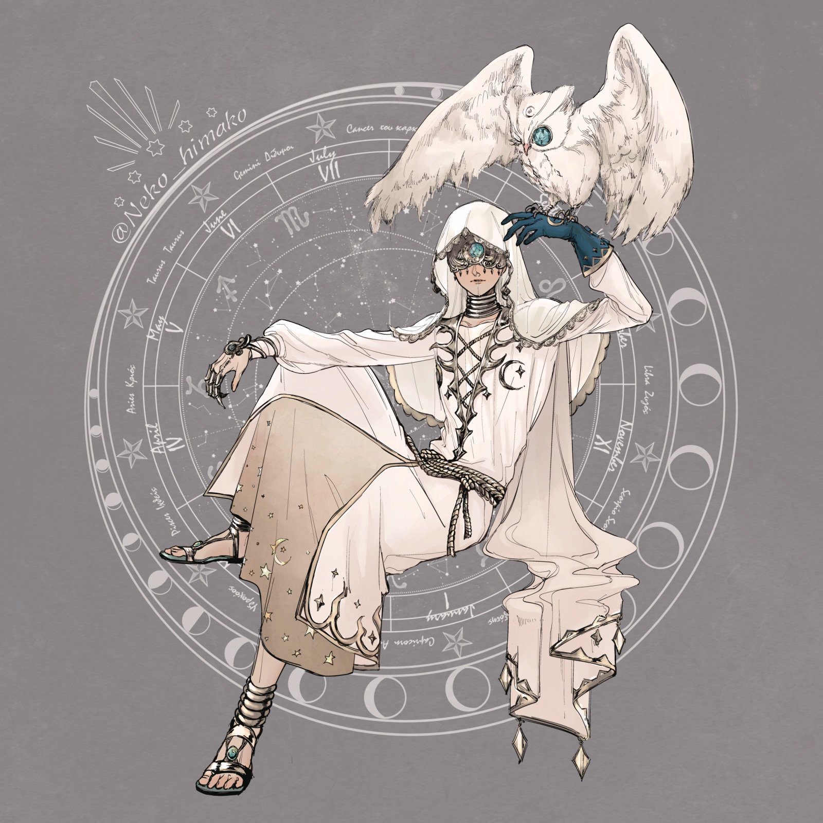寝子暇子 Identity 第五人格 占い師のイライ君ことイライ クラークのファンアート 第五人格イラスト T Co Bvow9gfpob Twitter