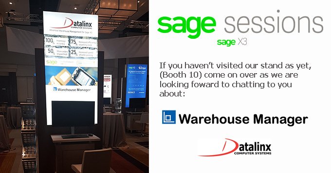 Datalinxltd's tweet photo. It is the second and final day at the #SageSessionsX3 event in beautiful #Arizona. #SagePartners #SageX3 #WHMX3 #WMS https://t.co/0gjtbsFgMj