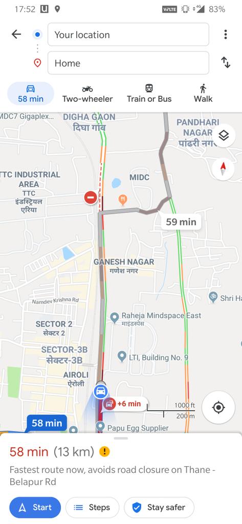 Thane Belapur Road Map Thane City Police On Twitter: "@Sandithane3 No, Thane - Belapur Road Is  Open For All Vehicles" / Twitter
