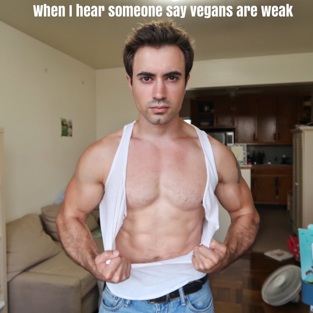 I go through a lot of shirts!😂🌱💪 #vegan #GoVegan #plantbased #crueltyfree #AnimalLover #fitness #fit #healthy #muscle #bodybuilding