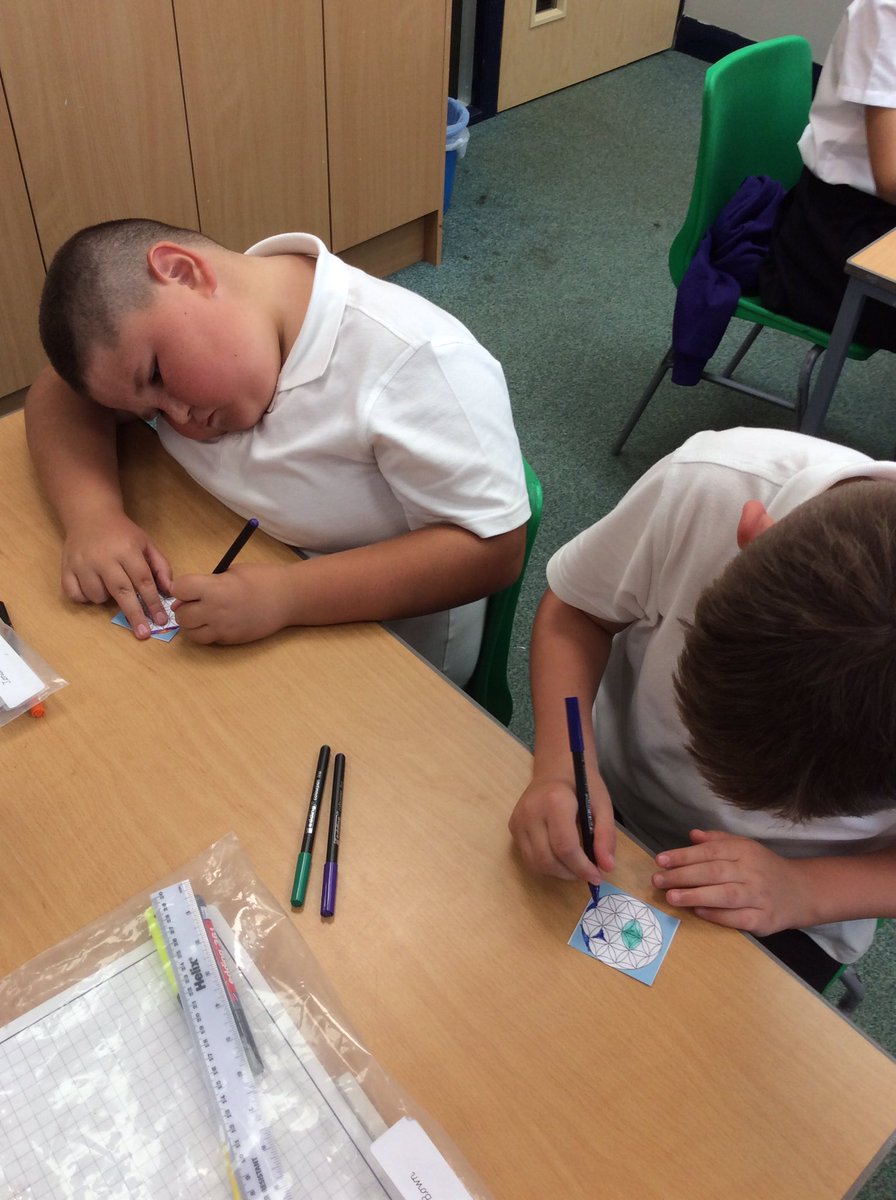 We are creating our own focus spots this afternoon to help us with our mindfulness lessons.