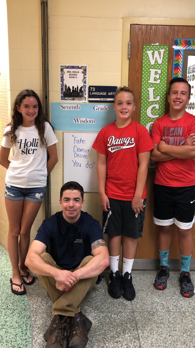 Thursdays seventh grade wisdom:Fate doesn’t decide, you do! #seventhgradewisdom <a href="/HaddonfieldMS/">Haddonfield MS</a> <a href="/HaddonfieldEA/">HEA Members</a>