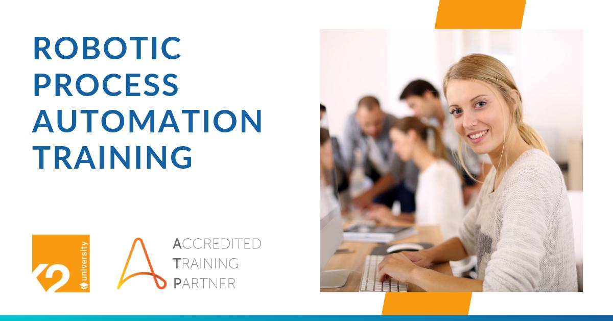 K2University's tweet photo. Be at the forefront of #Industry40 and upskill yourself in one of the most in demand fields, #RPA! K2 University, official Automation Anywhere Training partner, now runs instructor-led RPA training courses. Register now https://t.co/UekzueUcxp https://t.co/NHut2bLnqo