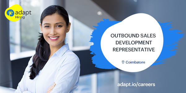 Adapt_io's tweet photo. We are looking for Outbound SDRs who can think out of the box, not use traditional prospecting techniques. Are you up for it? Apply now! https://t.co/bHzAANxgqP
#LifeAtAdapt #CareersAtAdapt #SalesJobs https://t.co/vyBKGaKEvX