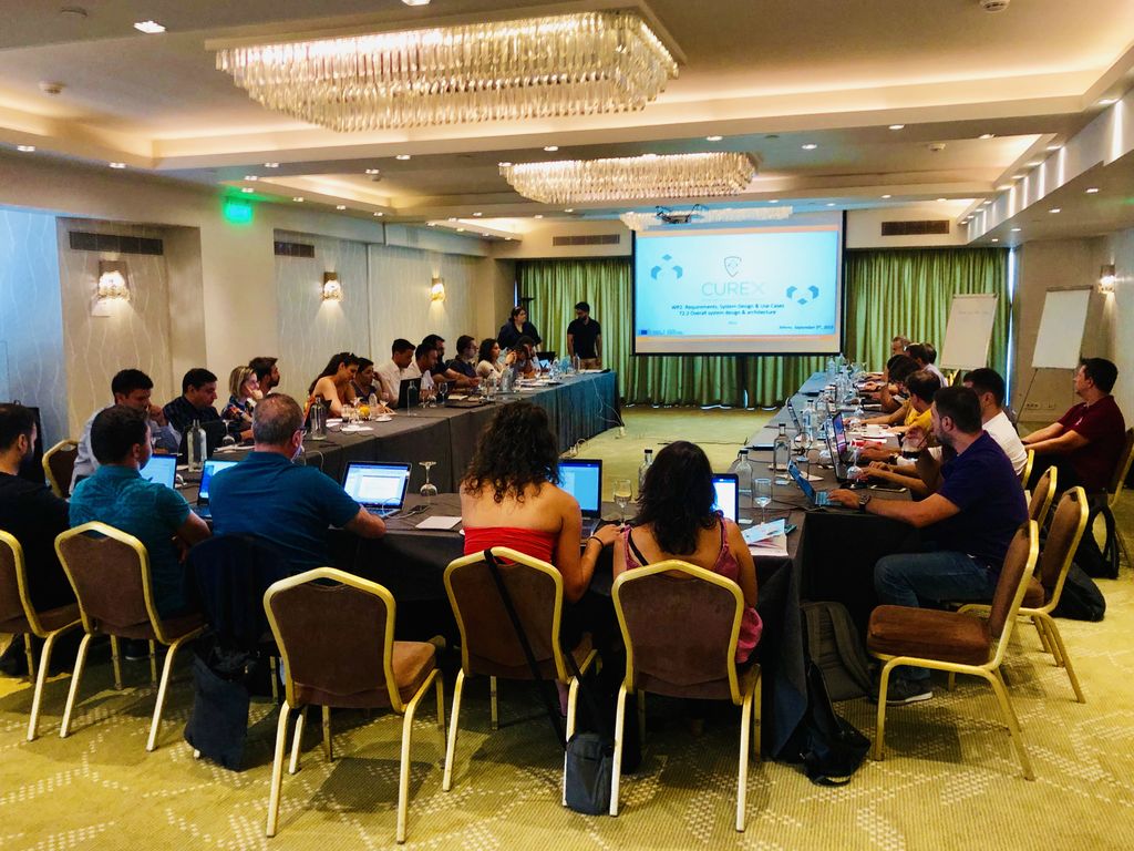 dmanset's tweet photo. Today in Athens pioneering #blockchain #smartcontracts for #cybersecurity and #privacy assessment in sensitive data exchanges! #privacybydesign #gdpr #proofofprivacy @CUREX Project #MyHealthMyData @be-studys @be-ys socialmedia https://t.co/BD1Nzxeoex