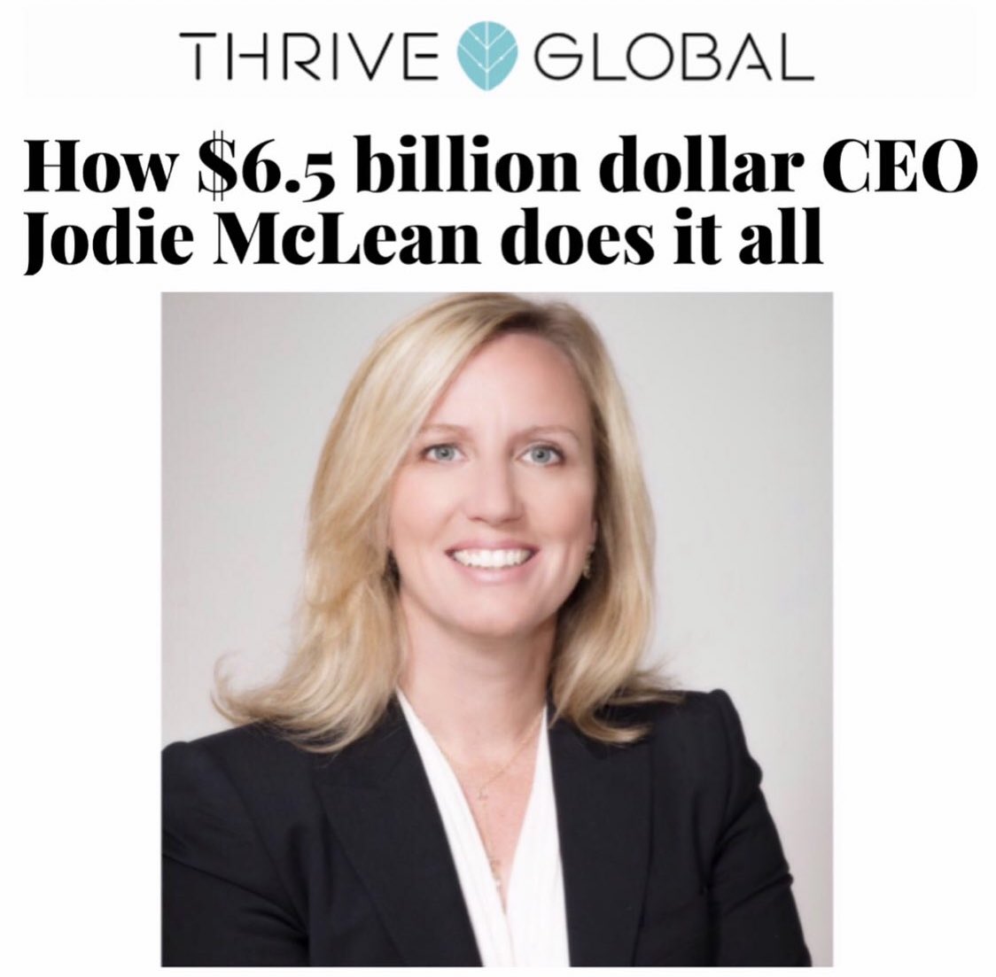 LMPRComm's tweet photo. Jodie McLean of @WeareEDENS featured in @HuffPost @Thrive "How $6.5 billion dollar CEO Jodie McLean does it all" Link: https://t.co/HLFsPlByXU #WeareEDENS #londonmisherpr https://t.co/qNeUEXzAq4