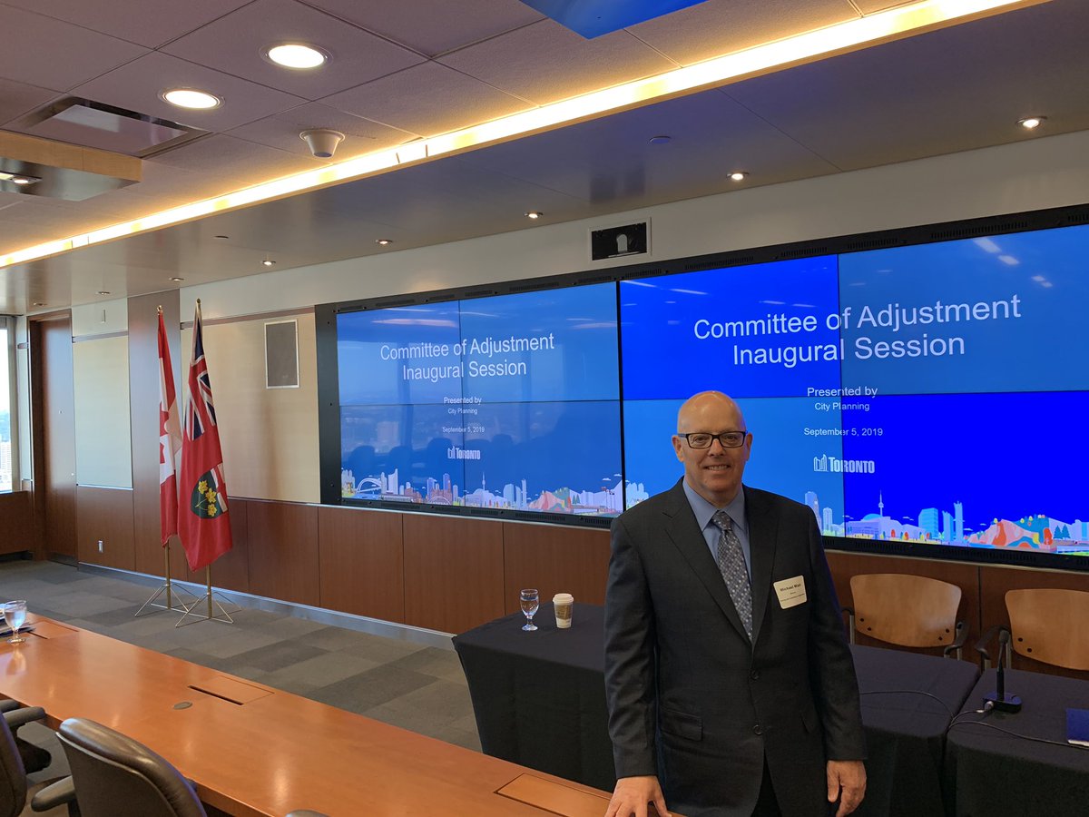 Inaugural Session of the 2019-2022 <a href="/cityoftoronto/">City of Toronto 🇨🇦</a> Committee of Adjustment hosted by <a href="/CityPlanTO/">CityPlanTO</a>’s <a href="/Michael_A_Mizzi/">Michael Mizzi</a> - 35 members appointed by Toronto City Council will hold about 100 hearings annually and consider approximately 4000 applications for minor variance and consent
