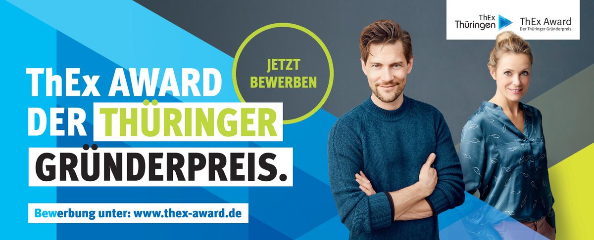HTGF's tweet photo. An alle #Ideenhaber, #Durchstarter, #Nachfolger und #Impulsgeber aus Thüringen: noch schnell bis zum 12. September für den ThEx Award bewerben❕ 👉 https://t.co/sEHATC69Wa 
#startup #pitch #HTGFonTour https://t.co/Q5Jm1VULUg