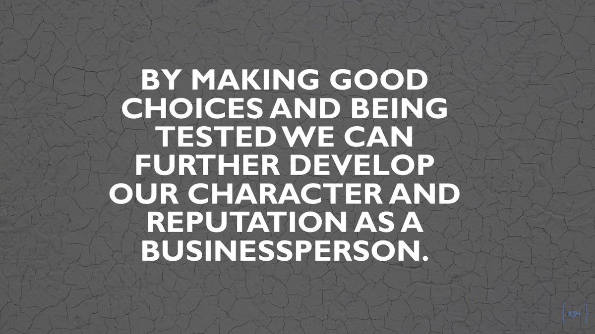 katherinejhyatt's tweet photo. “By making good choices and being tested, we can further develop our character and reputation as a businessperson.” #christianbusiness, #excellence, #developself, #businessasmission, #christianleader, #business, #serveothers https://t.co/OLSWGWi4Da
