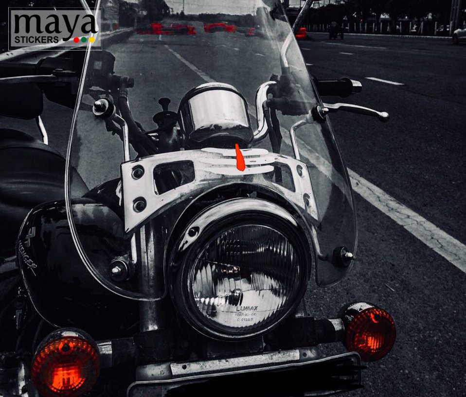 Mahadev tilak sticker for bajaj avenger 