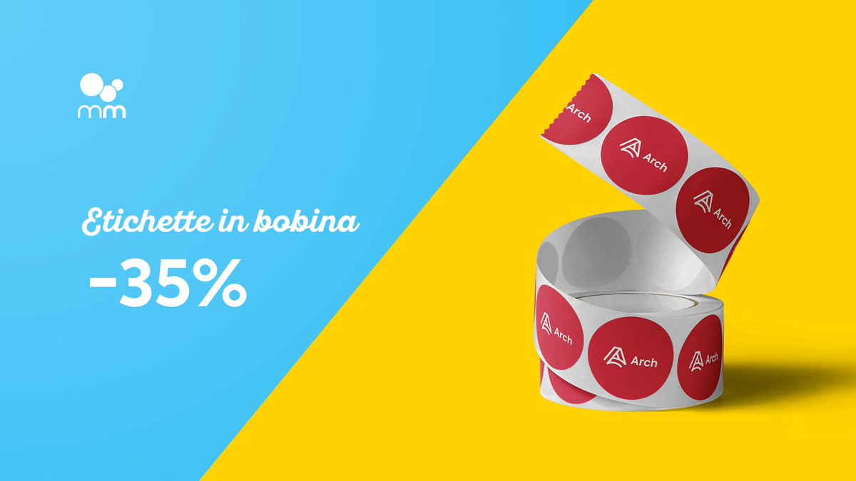Inizia alla grande #settembre!😍
Etichette in bobina -35% di sconto!💪

Scopri di più su minimegaprint.com