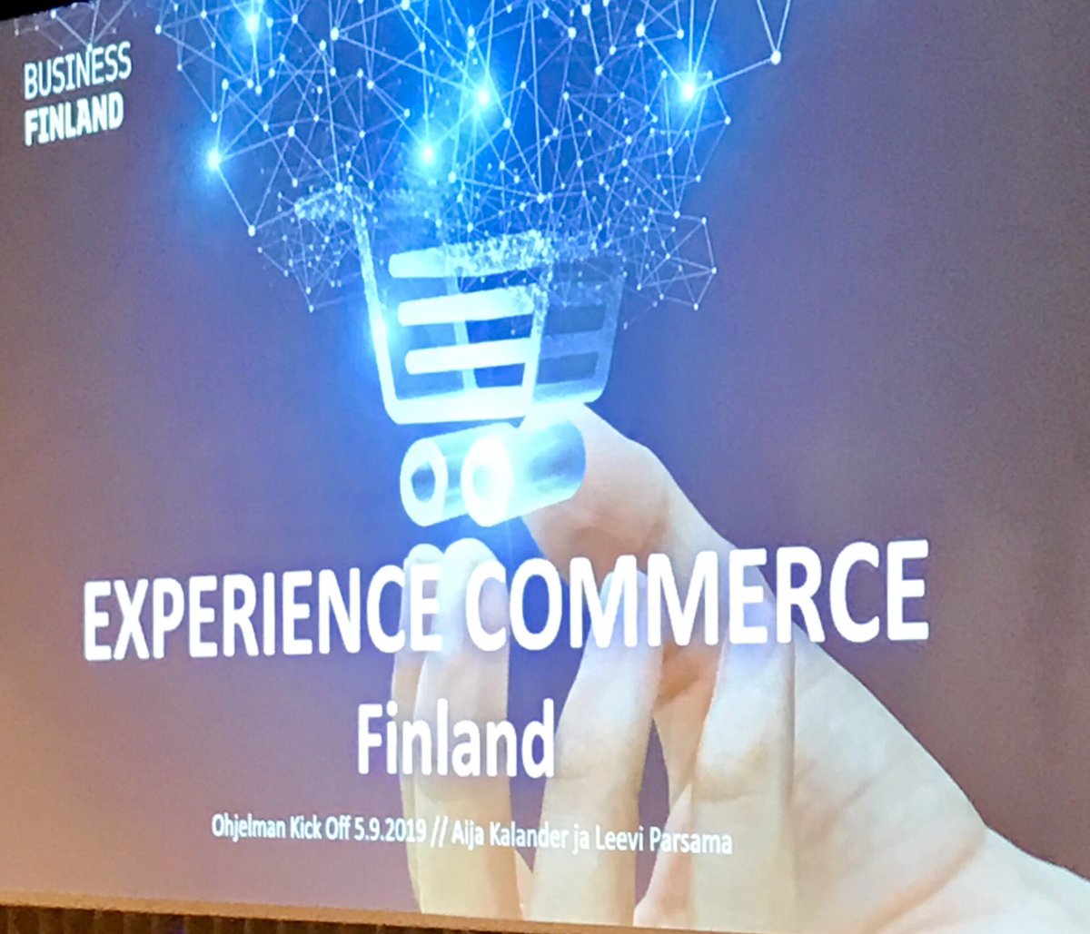 MirKaar's tweet photo. Great kick-off for #ExperienceCommerceFinland @aija_kalander @parsama Let the journey begin @BusinessFinland Looking forward to next success stories. https://t.co/seupgP4pkl
