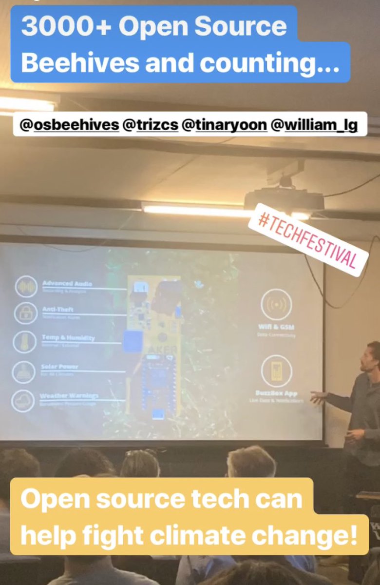 If we were to revisit the Whole Earth Catalogue, we’d include incredible projects like <a href="/OSBeehives/">OSBeehives</a> #techfestival <a href="/trizcs/">Tristan Copley Smith</a> @tinaryoon <a href="/W_A_LG/">William Lloyd George</a> what other #opensource #hardware projects would you include that help fight #climatechange? @vilabcc