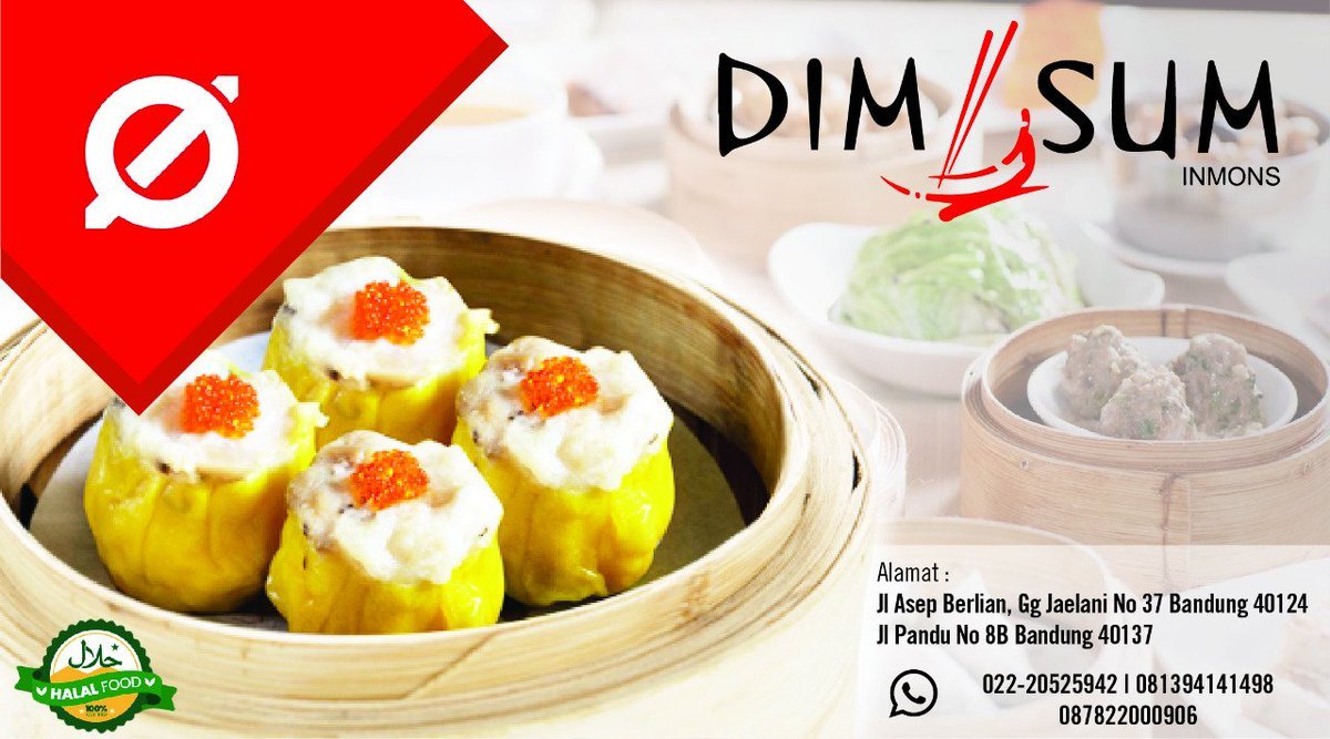 INMONS's tweet photo. Selamat sore Dimsum Lover's

Hari ini dimsum Inmons
Jl Pandu 8B
Jl Cicadas Gg Jaelani 37

Siap melayani orderan kalian 
#DimsumInmons 

@GrabFood @bandungkuliner https://t.co/ddF1xUlmnK